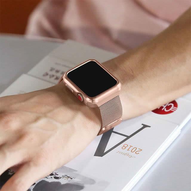 Pulseira com Case Milanese para Apple Watch 38/42mm