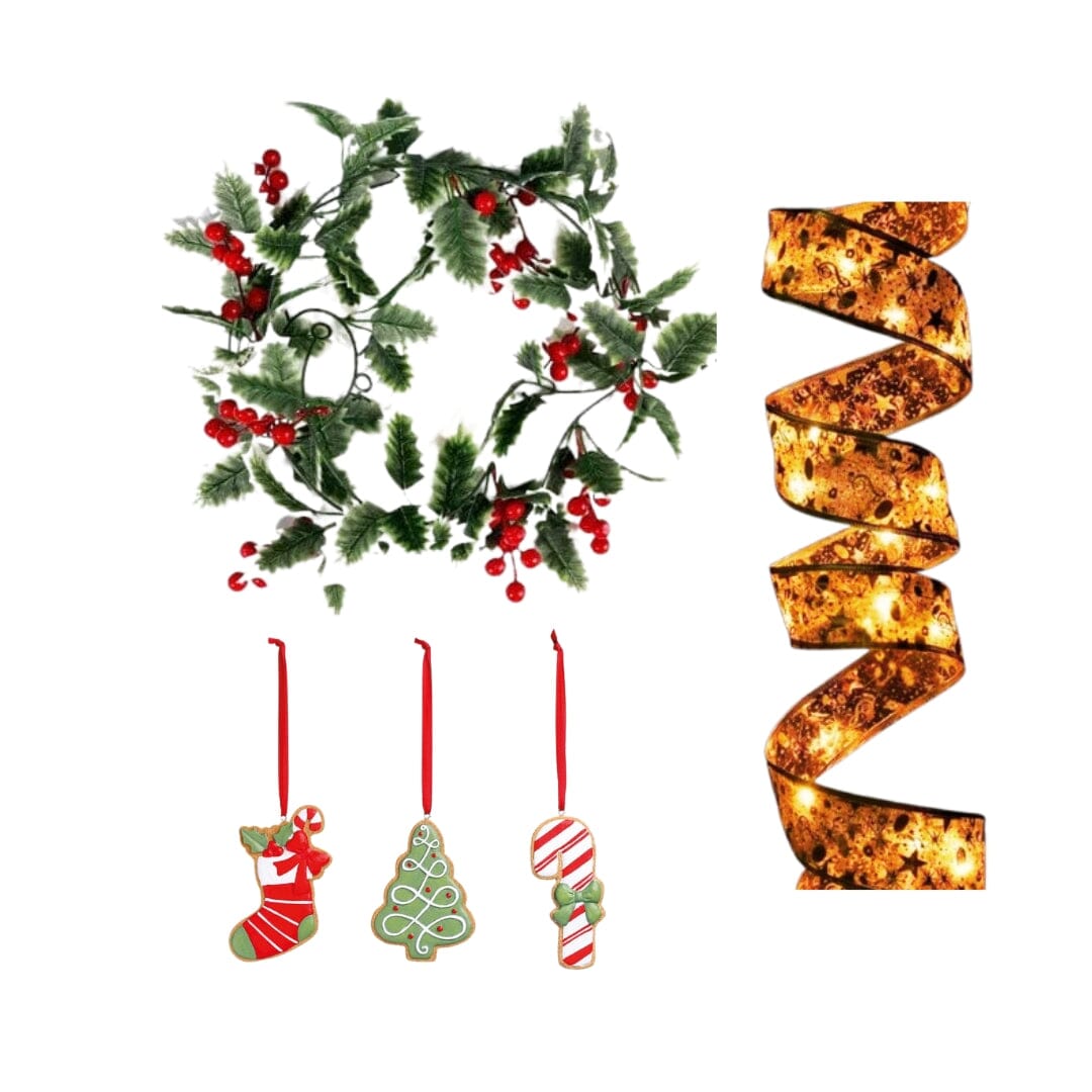Guirlanda de Natal com Pisca Pisca LED