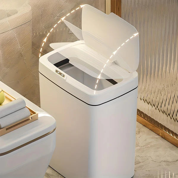 Lixeira Inteligente com Sensor Automática - Banheiro/Cozinha 14 Litros