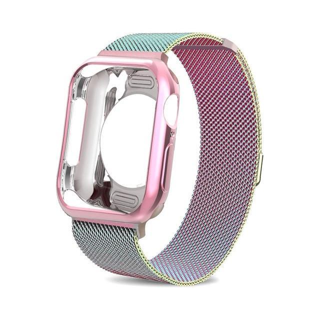 Pulseira com Case Milanese para Apple Watch 38/42mm