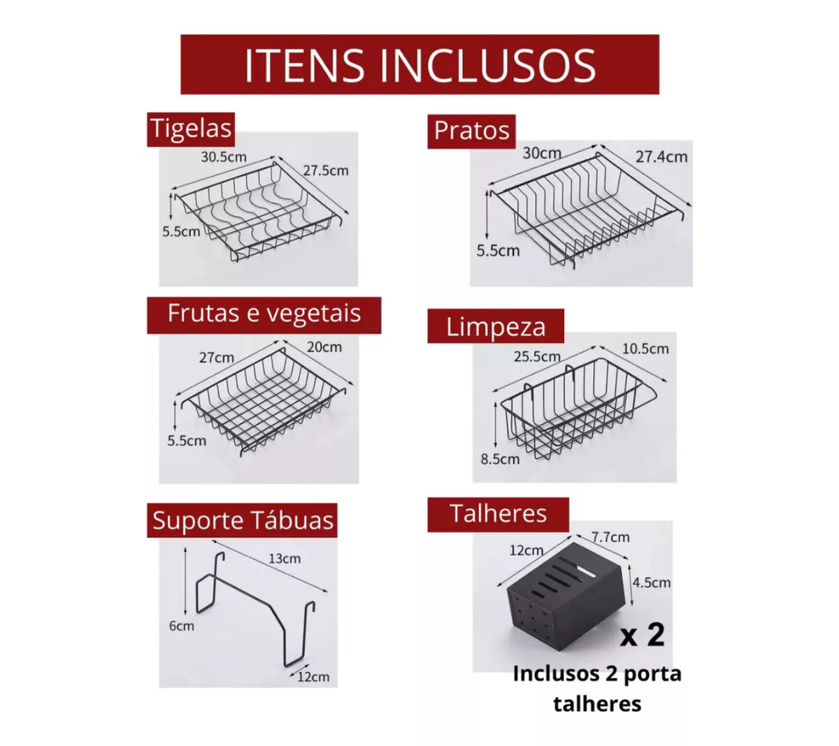 Escorredor & Organizador - Azzary