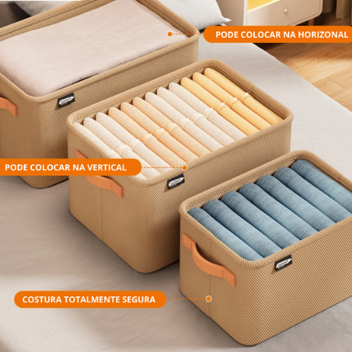 ORGANIZADOR DE ROUPAS DOBRÁVEL - COMPRE 1 LEVE 5 - AZZARY