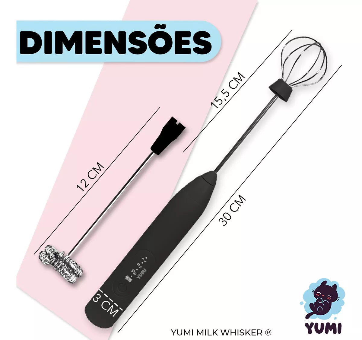 Misturador De Bebidas 2 Em 1 Elétrico - Últimas Unidades! 🔥