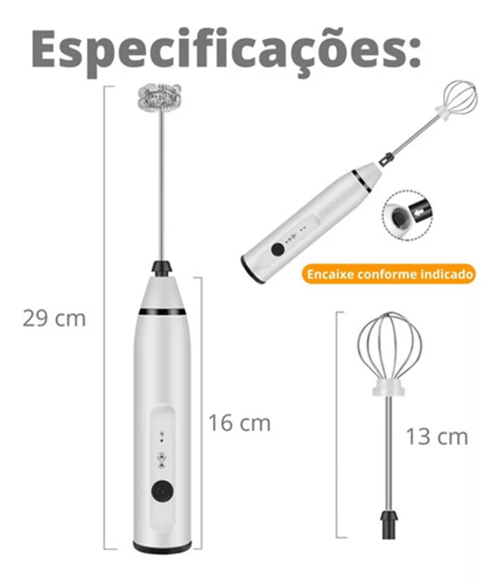 Misturador De Bebidas 2 Em 1 Elétrico - Últimas Unidades! 🔥