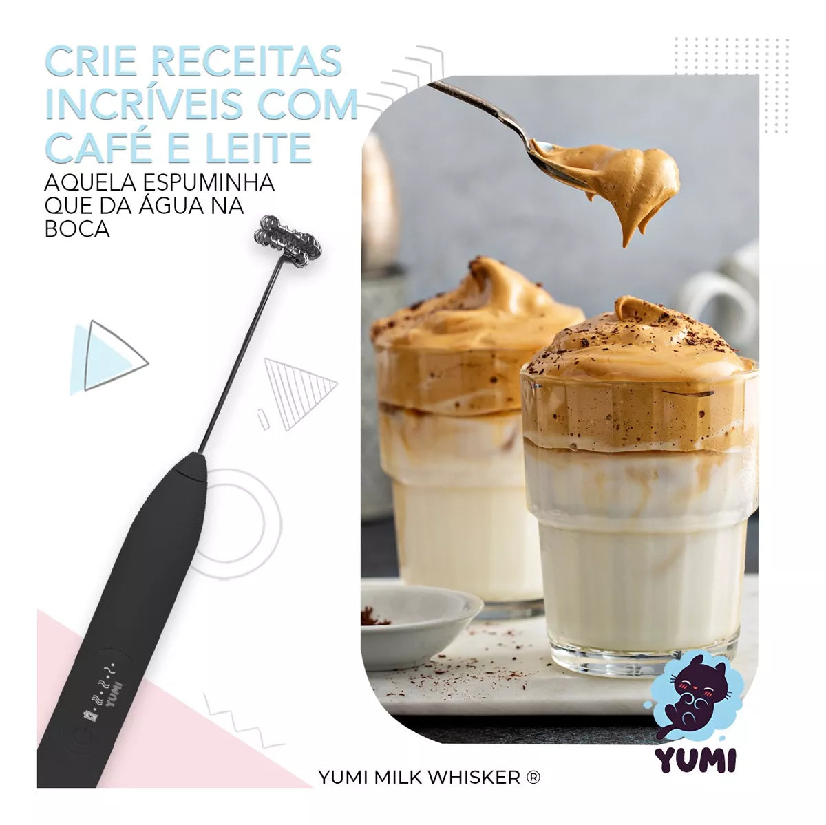 Misturador De Bebidas 2 Em 1 Elétrico - Últimas Unidades! 🔥