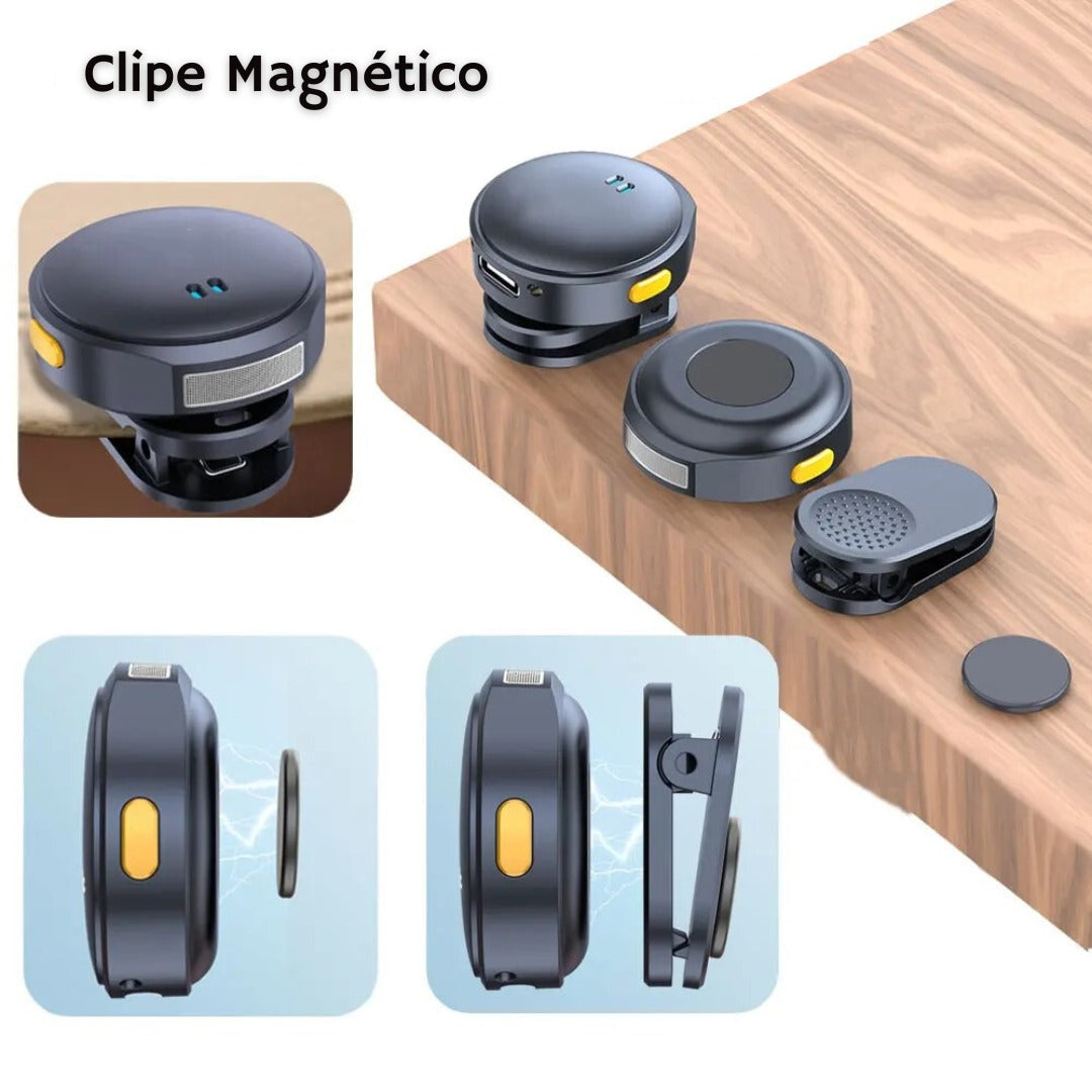 Microfone de Lapela FN-19 🔥50% OFF + FRETE GRÁTIS! 🔥BLACK🔥